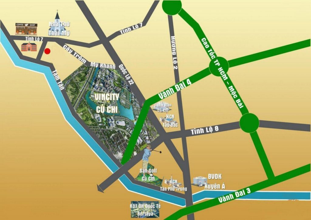 vị trí khu đô thị vinhomes củ chi
